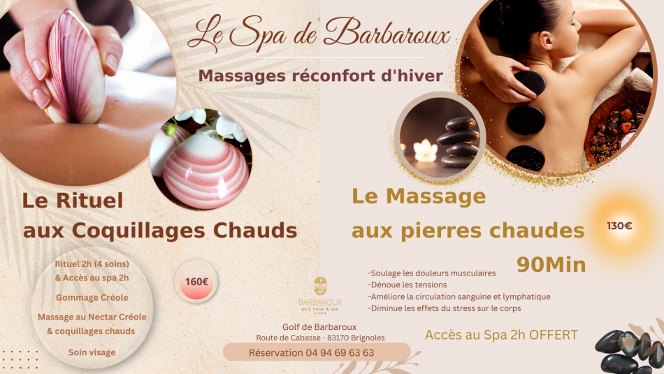 Massages réconfort d'hiver