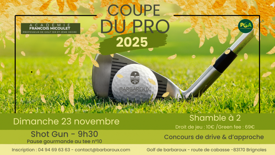 COUPE DU PRO